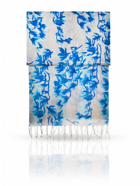 Палантин Женский S-ORCHID/BLUE